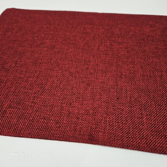Placemats Set Of 8 In Burgundy Placemats - Picture 3 of 8